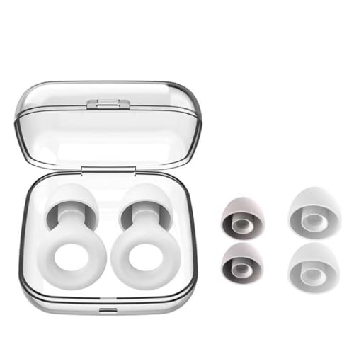 2 Earplugs - 24 dB Noise Reduction for Sleep, Focus & Travel, Soft - Touch Comfort, 1 Pair with Case（Super Good qualiey） (Red, One Size) - 7DAY'S