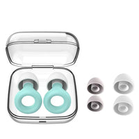 2 Earplugs - 24 dB Noise Reduction for Sleep, Focus & Travel, Soft - Touch Comfort, 1 Pair with Case（Super Good qualiey） (Red, One Size) - 7DAY'S