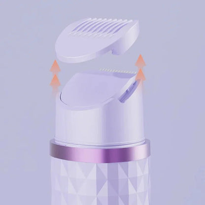 2 - in - 1 women's electric shaver - suitable for dry and wet hair removal on bikinis, eyebrows, face, legs, and armpits. - 7DAY'S