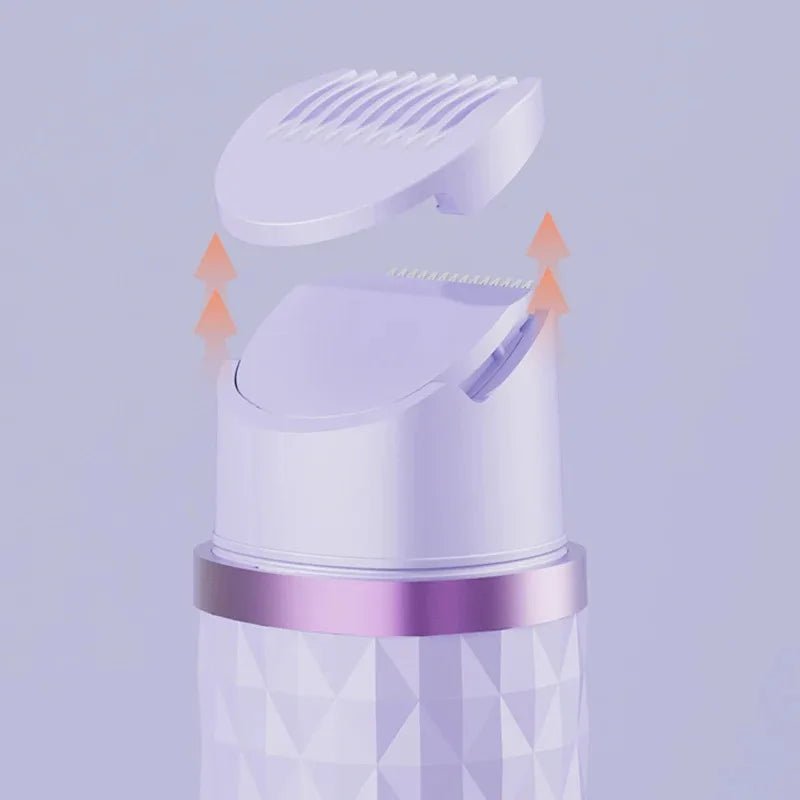 2 - in - 1 women's electric shaver - suitable for dry and wet hair removal on bikinis, eyebrows, face, legs, and armpits. - 7DAY'S
