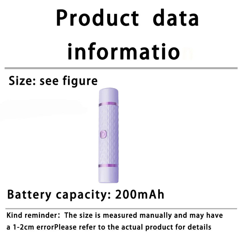 2 - in - 1 women's electric shaver - suitable for dry and wet hair removal on bikinis, eyebrows, face, legs, and armpits. - 7DAY'S