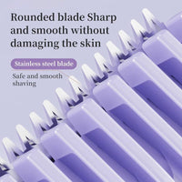2 - in - 1 women's electric shaver - suitable for dry and wet hair removal on bikinis, eyebrows, face, legs, and armpits. - 7DAY'S