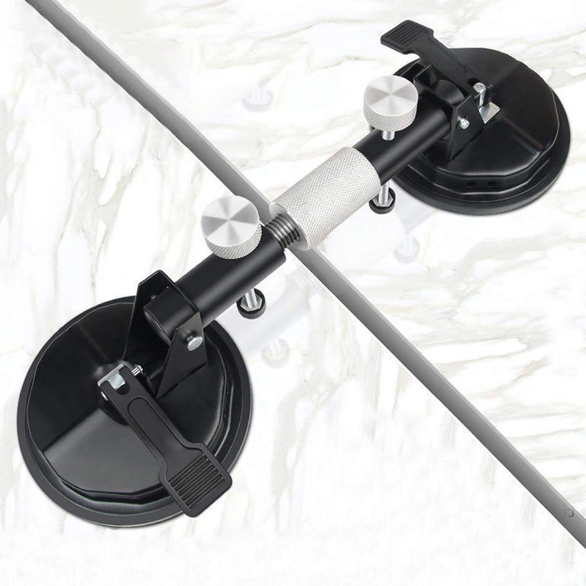 2 Pack Vacuum Suction Cup Glass Lifter Ceramic Tile Sucker Plate Horizontal Suction 110lbs Max Floor Lifting Tool - 7DAY'S