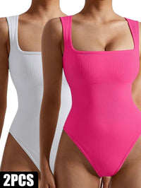 2 Pack Womens, One Piece Jumpsuits For Women, Ribbed Workout Tops For Women Clothing, Seamless Tank Tops Rompers - 7DAY'S