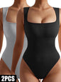 2 Pack Womens, One Piece Jumpsuits For Women, Ribbed Workout Tops For Women Clothing, Seamless Tank Tops Rompers - 7DAY'S