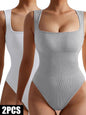 2 Pack Womens, One Piece Jumpsuits For Women, Ribbed Workout Tops For Women Clothing, Seamless Tank Tops Rompers - 7DAY'S