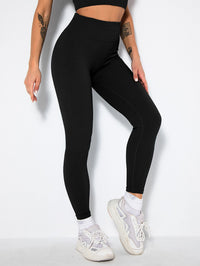 2 Pack Womens Seamless Ribbed Leggings Soft Slimming Yoga Pants, Ribbed Yoga Pants High Waisted Gym Leggings Sport Women Fitness Seamless Female - 7DAY'S