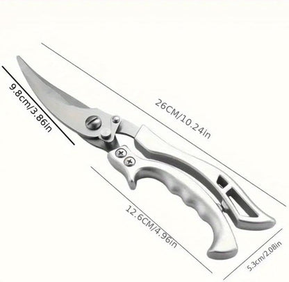 2 - Pcs Kitchen Scissors Set, All - Purpose Heavy - Duty Kitchen Shears with Anti - Slip Handle & Safety Lock（Super good qualiey） - 7DAY'S