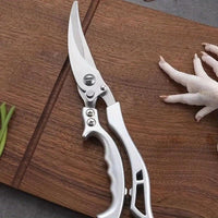 2 - Pcs Kitchen Scissors Set, All - Purpose Heavy - Duty Kitchen Shears with Anti - Slip Handle & Safety Lock（Super good qualiey） - 7DAY'S
