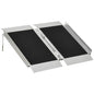 2' Steps Ramp,Portable Wheelchair Ramp,Carpeted Foldable Handicap Ramp - 7DAY'S