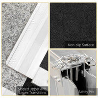 2' Steps Ramp,Portable Wheelchair Ramp,Carpeted Foldable Handicap Ramp - 7DAY'S