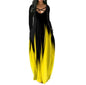 2021 Autumn and Winter New Women's Clothing Loose Long - sleeved Pocket Printed Long Dress - 7DAY'S