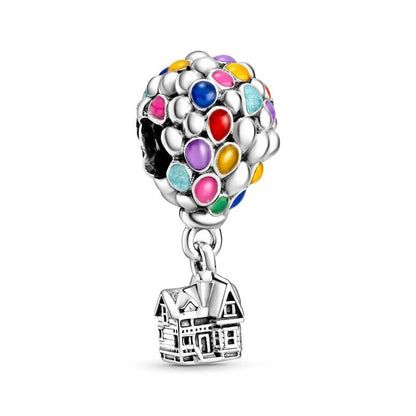 2024 New 925 Silver Various Hot Air Ball Pendant Collection Charm Fit Original Pan Bracelet Women Jewelry Gift DIY - 7DAY'S