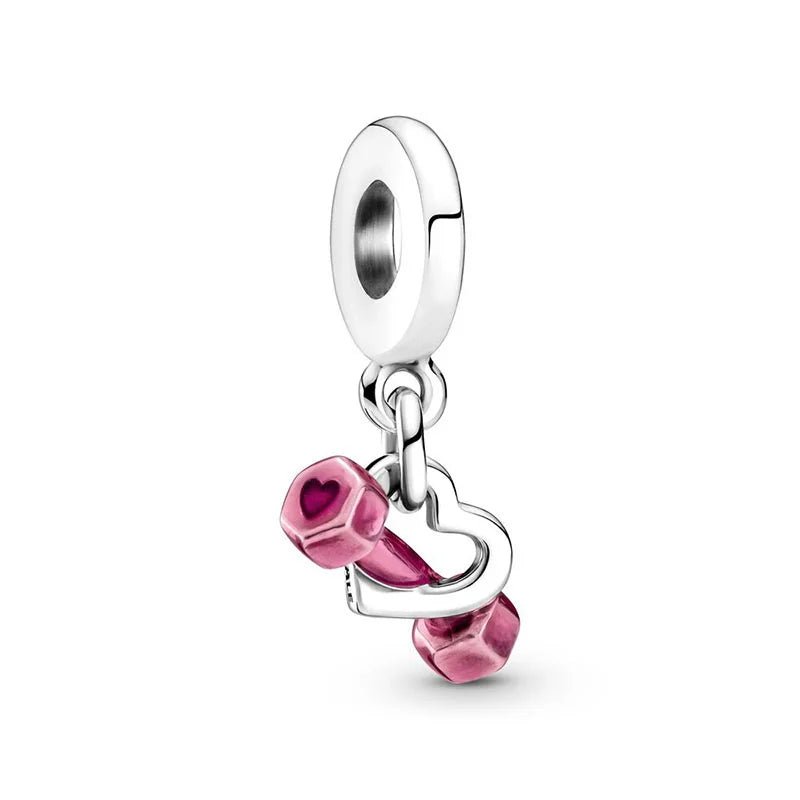 2024 New 925 Silver Various Hot Air Ball Pendant Collection Charm Fit Original Pan Bracelet Women Jewelry Gift DIY - 7DAY'S