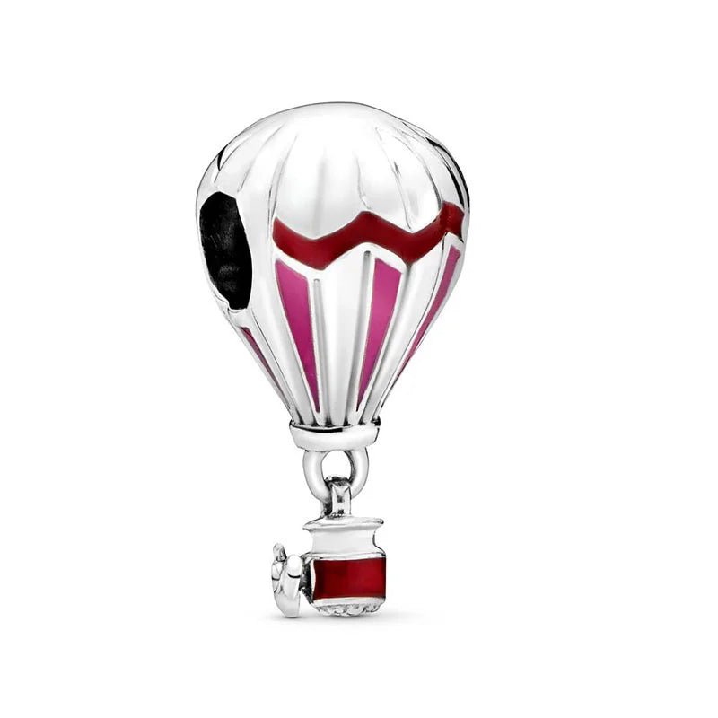 2024 New 925 Silver Various Hot Air Ball Pendant Collection Charm Fit Original Pan Bracelet Women Jewelry Gift DIY - 7DAY'S