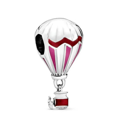 2024 New 925 Silver Various Hot Air Ball Pendant Collection Charm Fit Original Pan Bracelet Women Jewelry Gift DIY - 7DAY'S