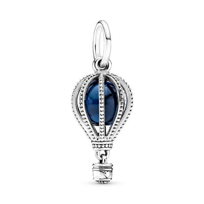 2024 New 925 Silver Various Hot Air Ball Pendant Collection Charm Fit Original Pan Bracelet Women Jewelry Gift DIY - 7DAY'S