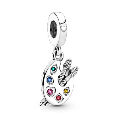 2024 New 925 Silver Various Hot Air Ball Pendant Collection Charm Fit Original Pan Bracelet Women Jewelry Gift DIY - 7DAY'S