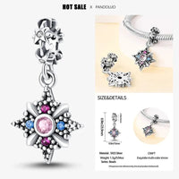 2024 Original New in Romantic Retro Classic Series Lotus Charm Beads Fits Pandach Bracelet Women 925 Silver Pendant Bead Jewelry - 7DAY'S