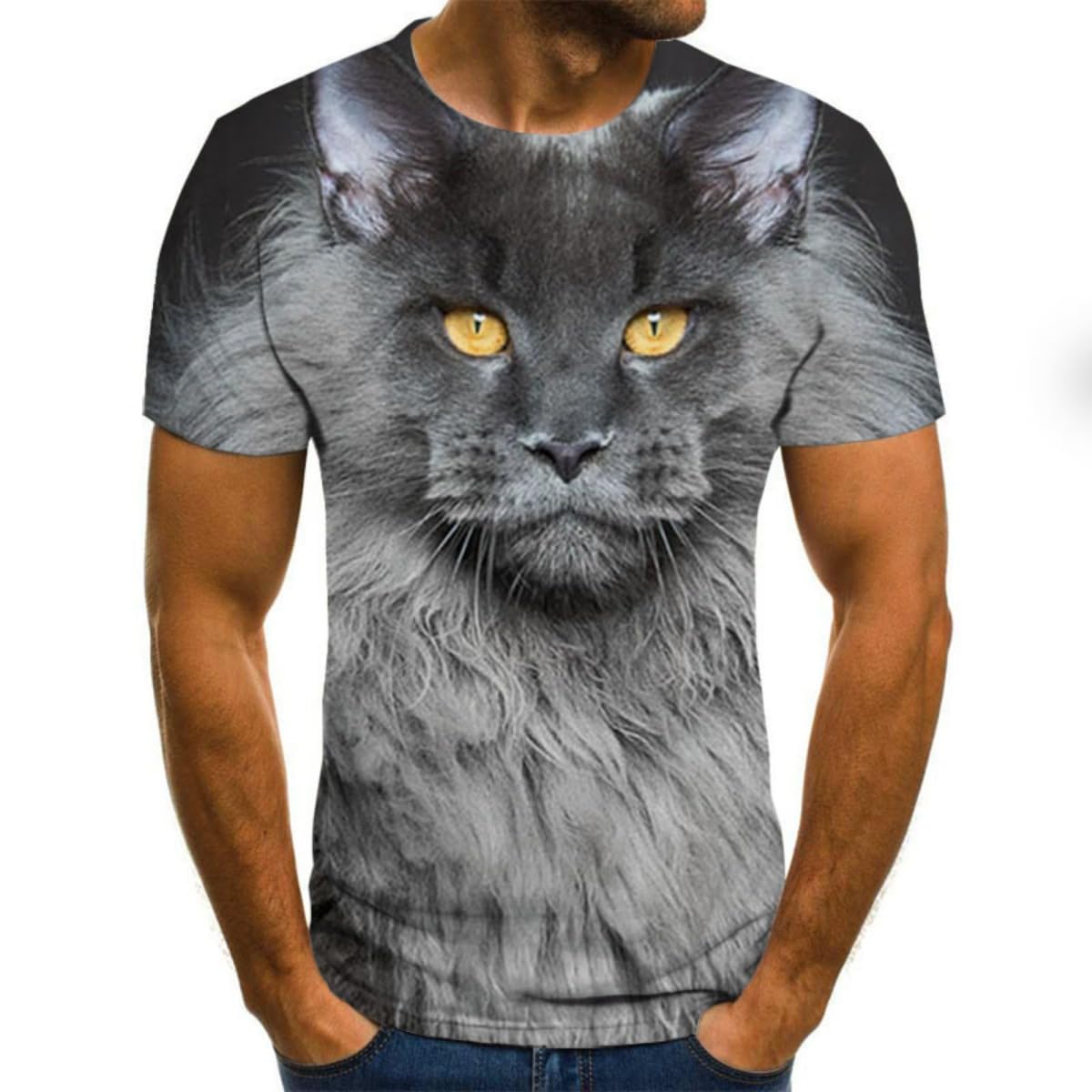 2025 Men's 3D Printed Short - Sleeved T-Shirt - 7DAY'S