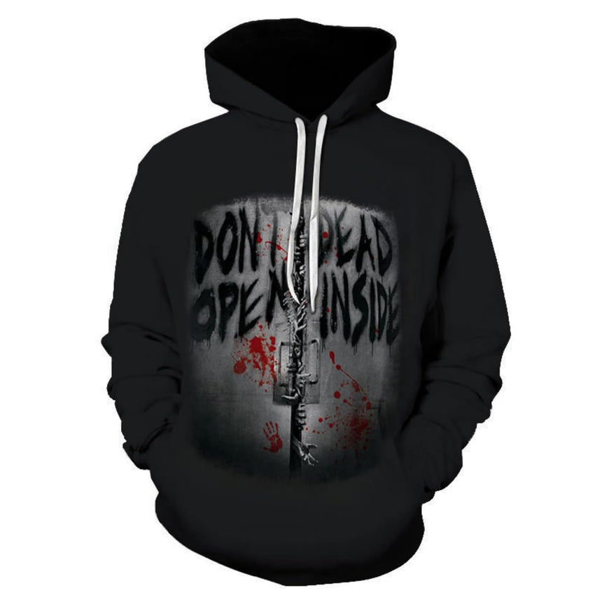 2025 new graffiti painting 3D digital printing hoodie, trendy men's sweater - 7DAY'S