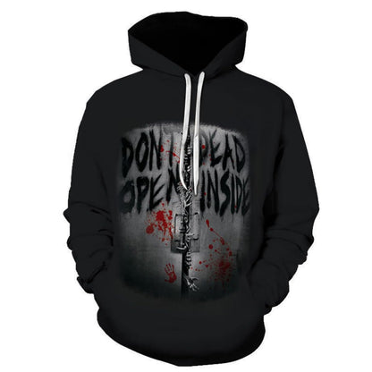 2025 new graffiti painting 3D digital printing hoodie, trendy men's sweater - 7DAY'S