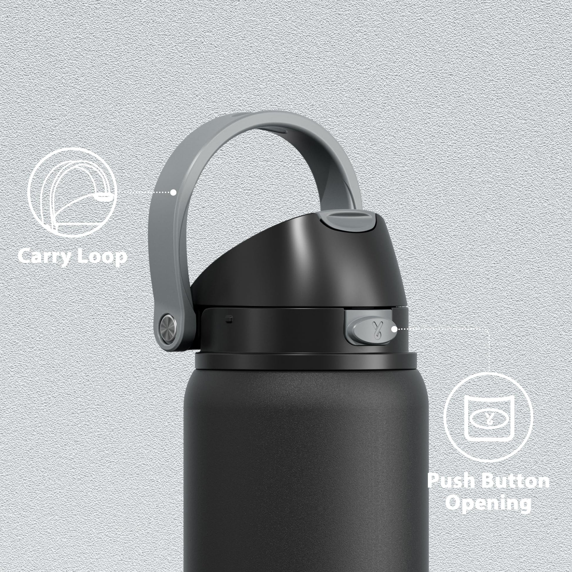 24 oz Insulated Water Bottle with Straw: Meoky Stainless Steel Metal Water Bottle with 2 - in - 1 Lid - Leak Proof, Cold for 24 Hours, Protective Silicone Base, BPA - Free for Sports Travel Car, Ivory - 7DAY'S