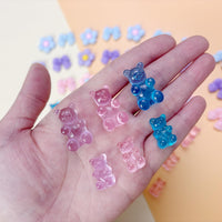 24Pcs Fabric Bow Shoe Charms, Cute Bears, Flower Pearl Charms Accessories for Clogs, DIY Shoe Decoration Charms for Girls, Party Favor - 7DAY'S