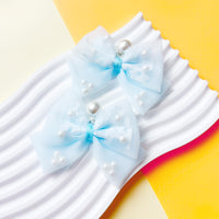 24Pcs Fabric Bow Shoe Charms, Cute Bears, Flower Pearl Charms Accessories for Clogs, DIY Shoe Decoration Charms for Girls, Party Favor - 7DAY'S