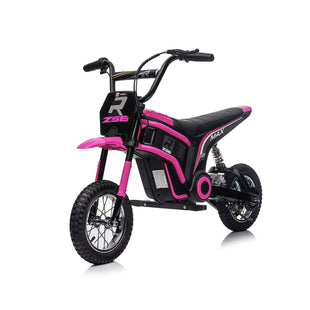 24V14ah Kids Ride On 24V Electric Toy Motocross Motorcycle Dirt Bike-XXL large,Speeds up to 14.29MPH,Dual Suspension, Hand-Operated Dual Brakes, Twist Grip Throttle, Authentic Motocross Bike Geometry