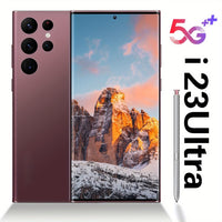 256GB Dual SIM I23 Ultra Android Phone - 6.8" Full HD Display, Built - In Pen, Unlocked For Worldwide Use - High - Performance Mobile With Advanced Camera And Long - Lasting Battery(Rose Pink) - 7DAY'S