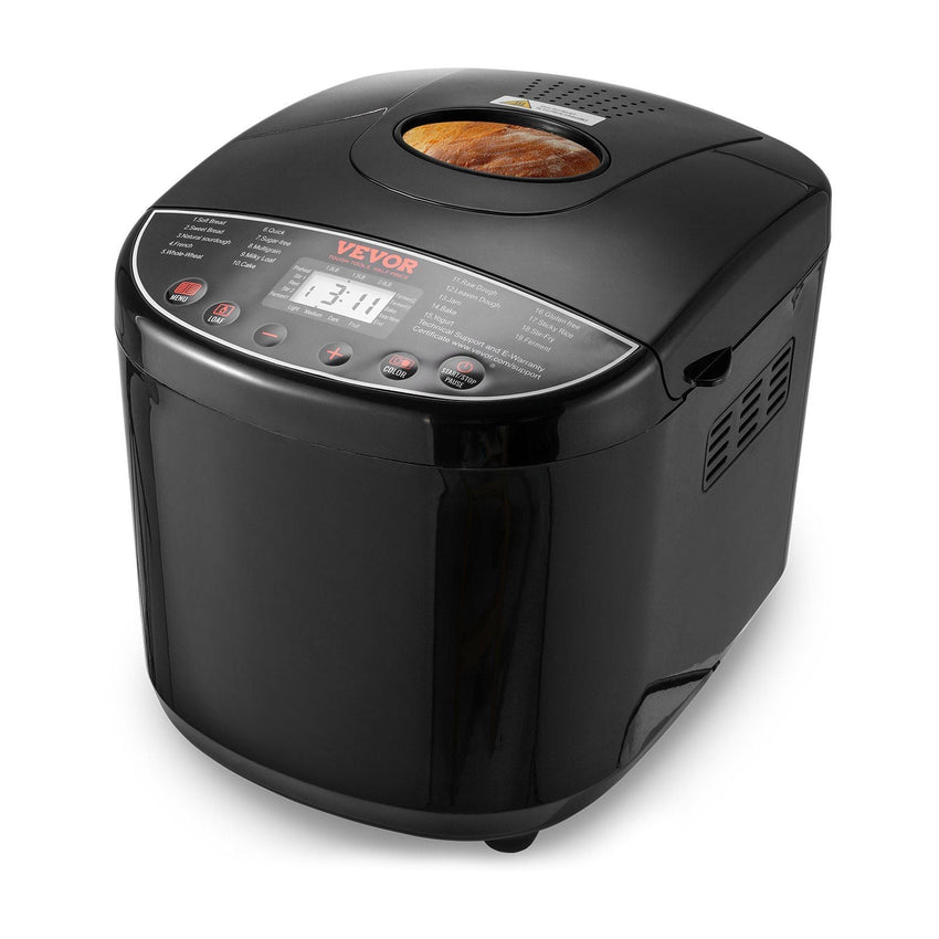 2LB 19 - in - 1 Bread Maker Automatic Compact Dough Machine Nonstick 3 Crust Colors - 7DAY'S