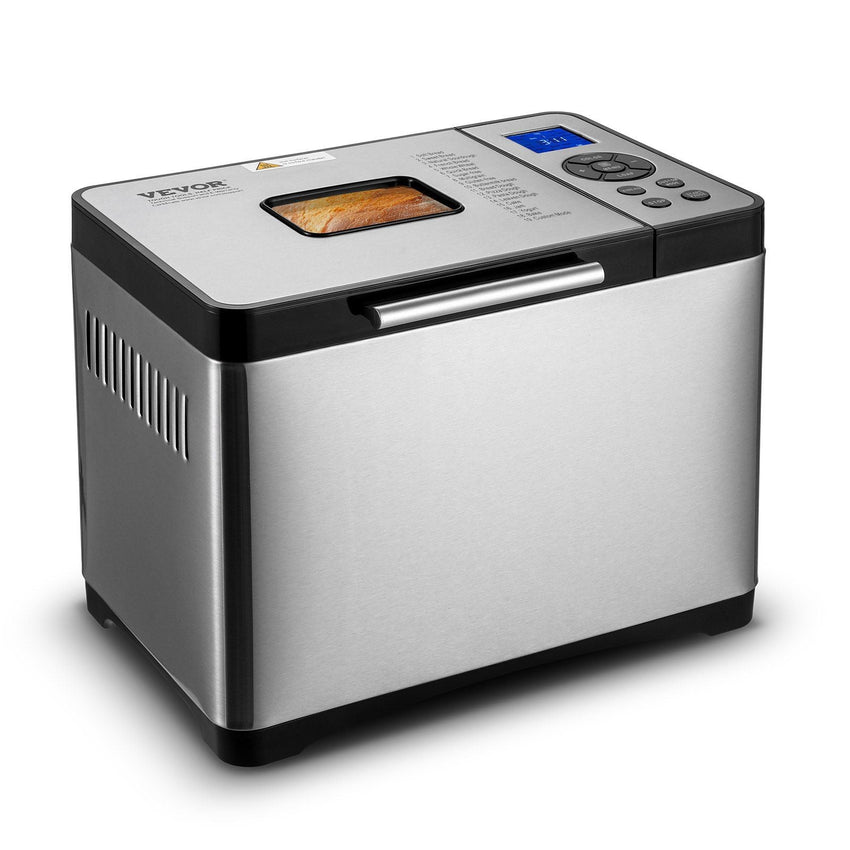 2LB 19 - in - 1 Bread Maker Automatic Compact Dough Machine Nonstick 3 Crust Colors - 7DAY'S