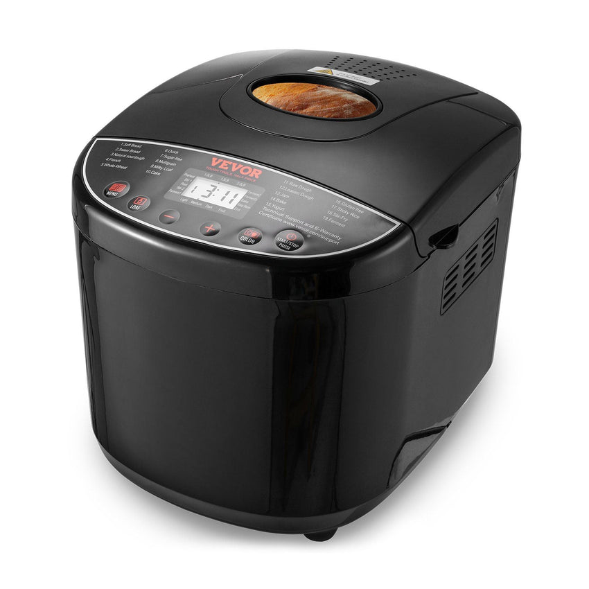 2LB 19 - in - 1 Bread Maker Automatic Compact Dough Machine Nonstick 3 Crust Colors - 7DAY'S
