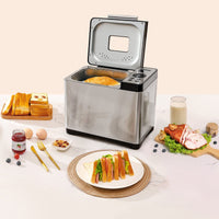 2LB 19 - in - 1 Bread Maker Automatic Compact Dough Machine Nonstick 3 Crust Colors - 7DAY'S
