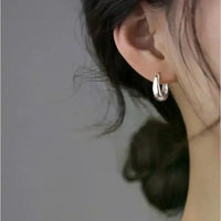 2Pcs Hot Sale Fashion Metal Drop Earrings for Woman, Vintage Hoop Earring Trend Classic Party Wedding Pendant Jewelry Gift - 7DAY'S