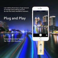 3 - in - 1 Flash Drive: 128GB, Lightning/USB 3.0/Micro - USB, Blazing - Fast, Multi - Compatible, Stylish（Super Good qualiey） (64, GB) - 7DAY'S