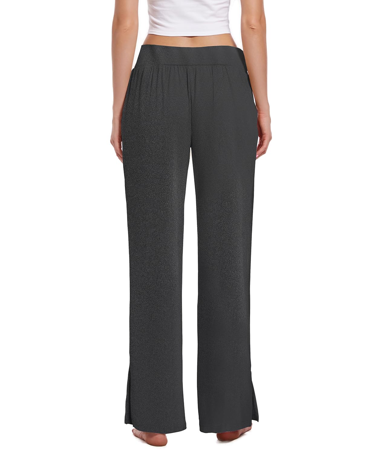 3 Pack Women's Lounge Pants Wide Leg Yoga Sweatpants with Pockets High Waisted Drawstring Lounge Loose Workout Jogger - 7DAY'S