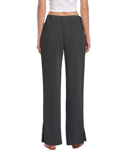 3 Pack Women's Lounge Pants Wide Leg Yoga Sweatpants with Pockets High Waisted Drawstring Lounge Loose Workout Jogger - 7DAY'S