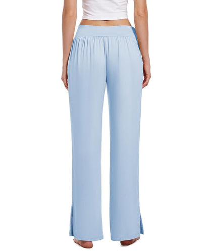 3 Pack Women's Lounge Pants Wide Leg Yoga Sweatpants with Pockets High Waisted Drawstring Lounge Loose Workout Jogger - 7DAY'S