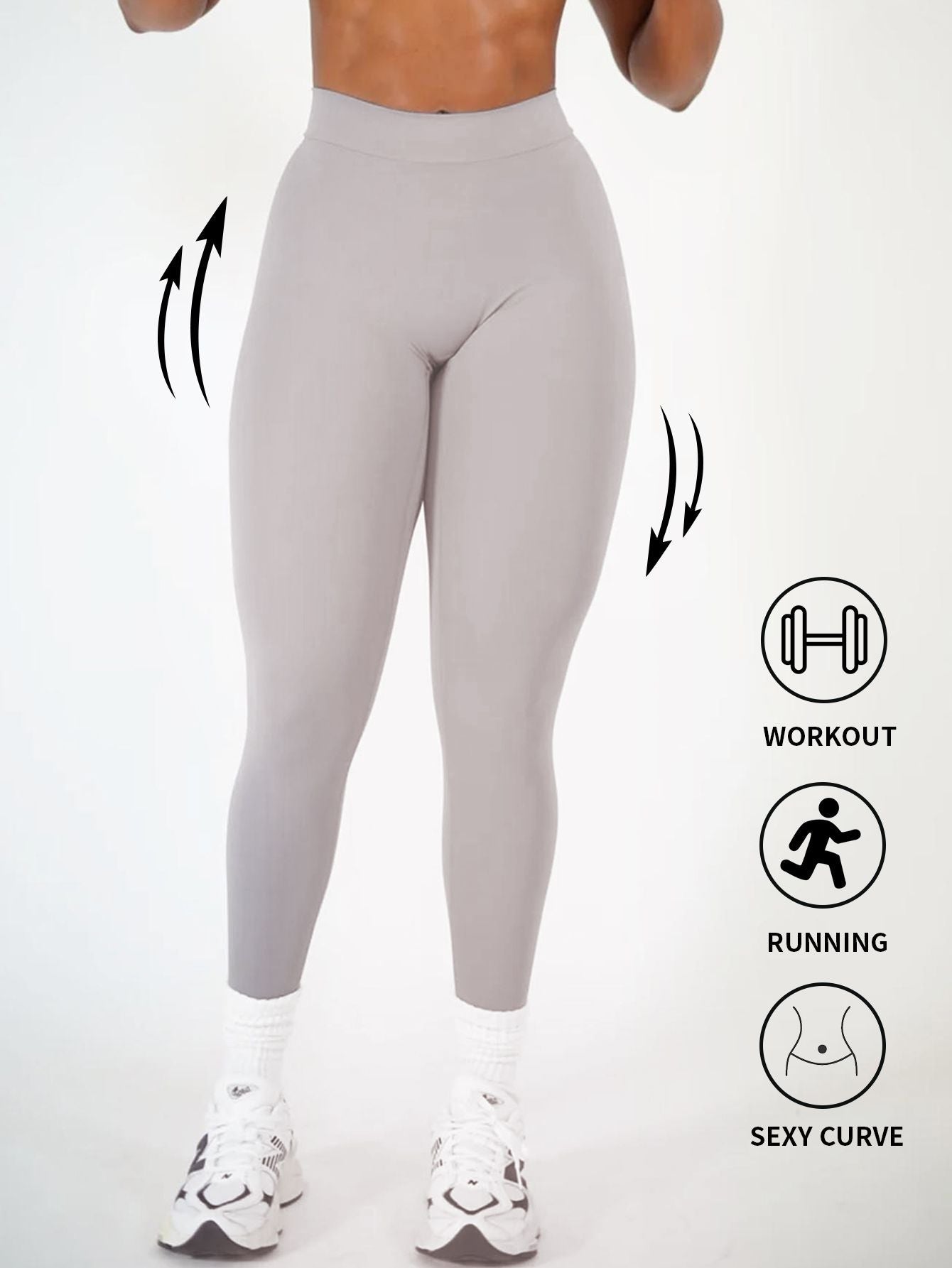 3 Pack Women's Yoga Leggings With High Waistband, Moisture - Wicking, And Stretchy, Perfect For Outdoor Activities And Fitness - 7DAY'S