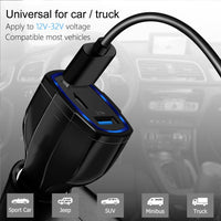 3 Port Fast Charge 3.0 Car Charger - 7DAY'S