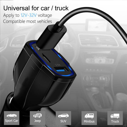 3 Port Fast Charge 3.0 Car Charger - 7DAY'S