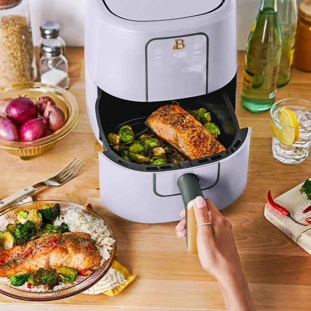 3 Qt Air Fryer with TurboCrisp Technology, Cornflower Blue - 7DAY'S