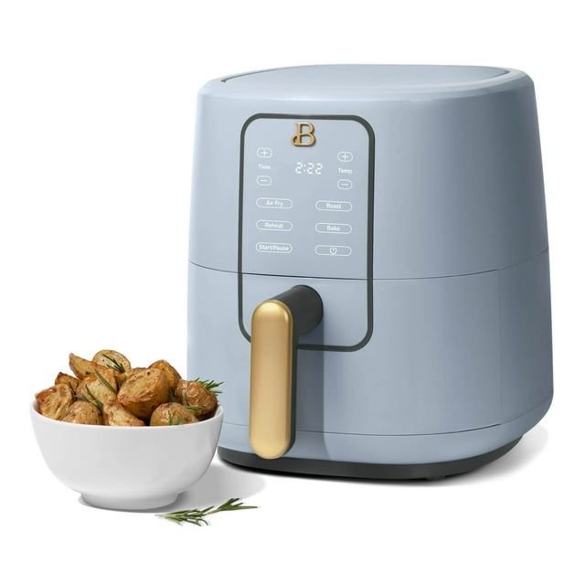 3 Qt Air Fryer with TurboCrisp Technology, Cornflower Blue - 7DAY'S