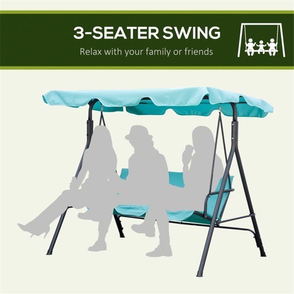 3 - Seat Patio Swing Chair - 7DAY'S