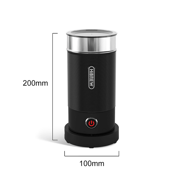 300ml Milk Heater 450W milk foam Cold Bubble Chocolate Stir Cold / hot Latte Cappuccino 360°, rotating base SUS304 adjustable temperature and thickness - 7DAY'S