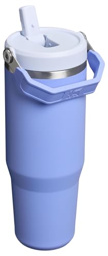 Stanley IceFlow Stainless Steel Tumbler - Vacuum Insulated Water Bottle for Home, Office or Car Reusable Cup with Straw Leak Resistant Flip Cold for 12 Hours or Iced for 2 Days, Navy, 30oz