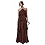 SOLY HUX Women's Sundresses Ruffle Layered Halter Flowy Maxi Dress Elegant Wedding Guest Dresses
