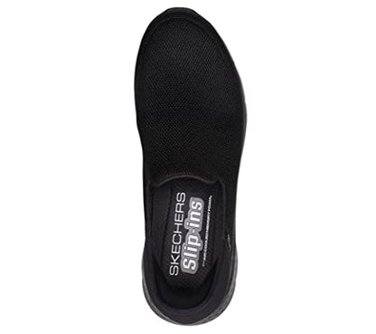 Skechers Men's Go Walk Flex No Hands Hands Free Slip-Ins Sneaker, Black, 10Skechers Men's Go Walk Flex No Hands Hands Free Slip-Ins Sneaker, Black, 10